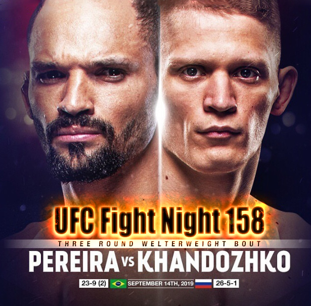 Бой Сергей Хандожко vs. Мишель Перейра на турнире UFC Fight Night 158