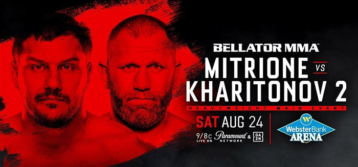 Бой Сергей Харитонов vs. Мэтт Митрион 2 возглавит турнир Bellator в августе