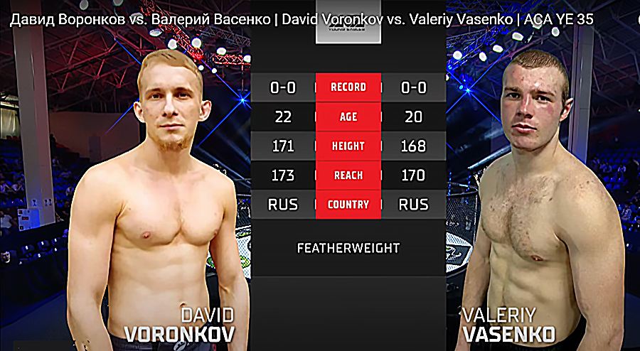 Давид Воронков vs. Валерий Васенко ACA YE 35