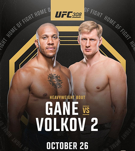 Бой-реванш Александр Волков - Сирил Ган на UFC 308